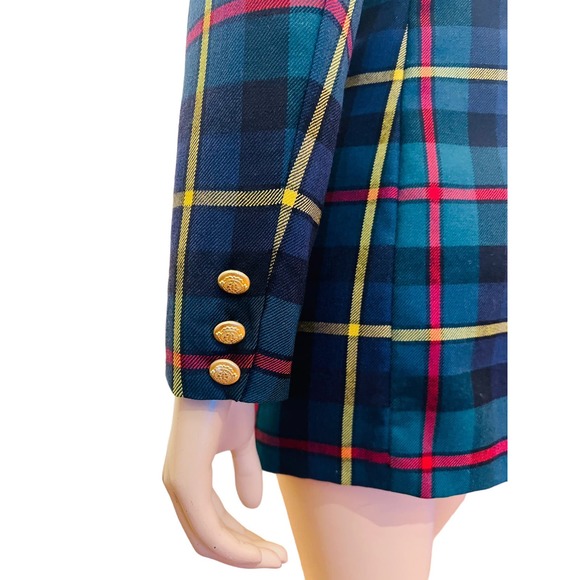 Gabrielle Bellini Made in Italy Vintage Virgin Pure Wool Blazer Size S - Picture 6 of 9